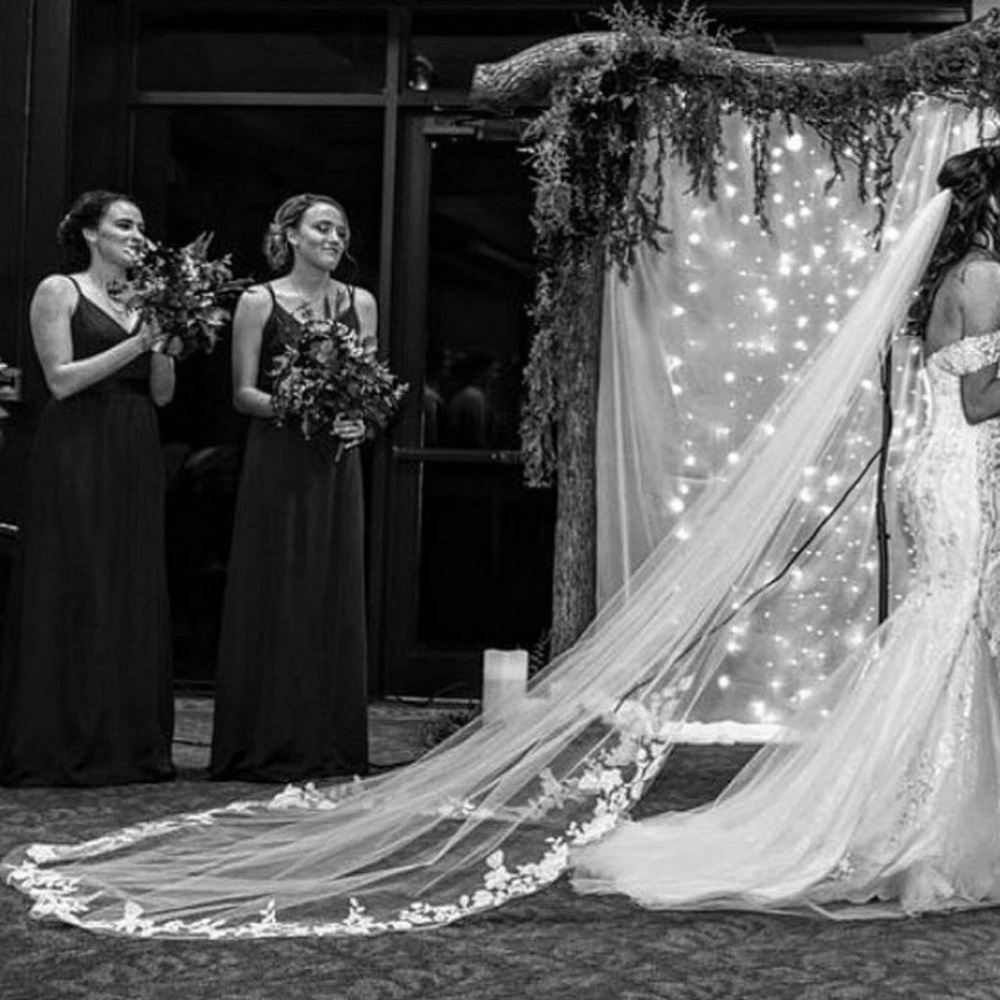 Floral Wedding Veil